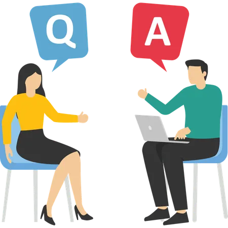 FAQ frequently asked question  Illustration