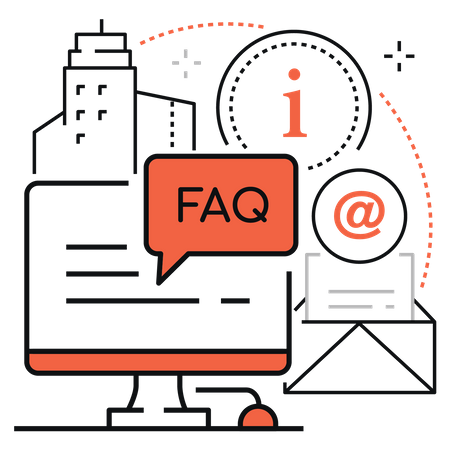 Faq Information  Illustration