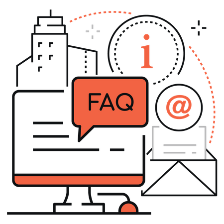 FAQ-Informationen  Illustration