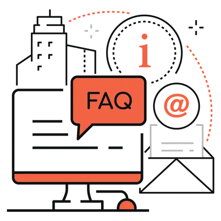 FAQ-Informationen  Illustration