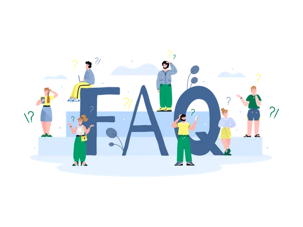 Questionnaire FAQ et informations pour les utilisateurs  Illustration