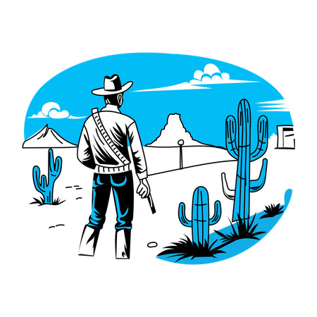 Le Far West  Illustration