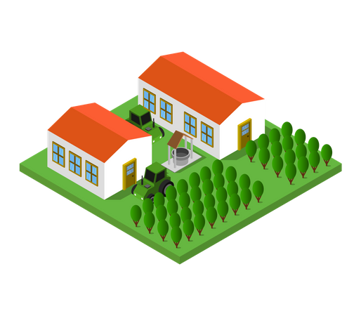 Farm House  Illustration