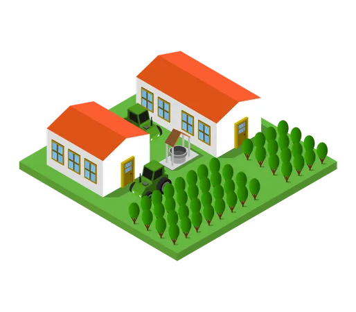 Farm House  Illustration