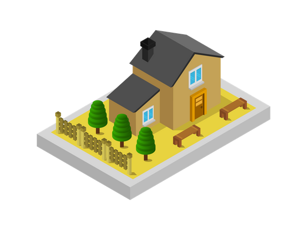 Farm House  Illustration