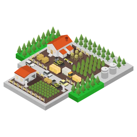 Farm  Illustration