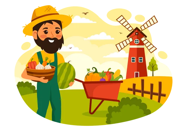 Farmer Contributions  Illustration