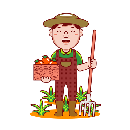 Farmer  Illustration