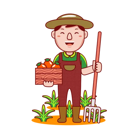 Farmer  Illustration