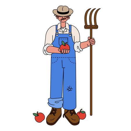 Farmer  Illustration