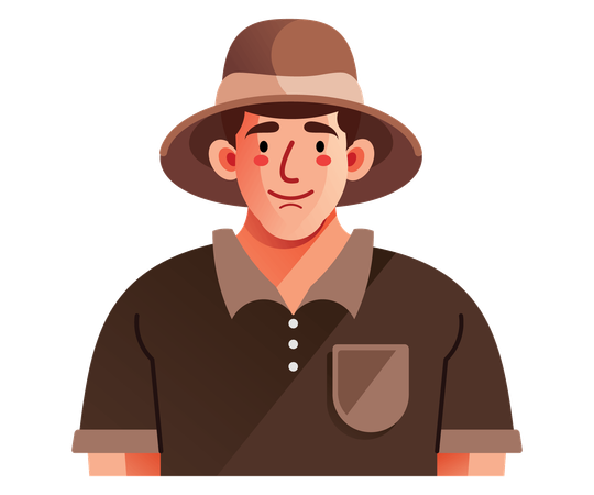 Farmer  Illustration