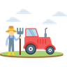 illustration for agricultural equipment