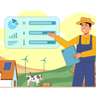 smart farm application illustration