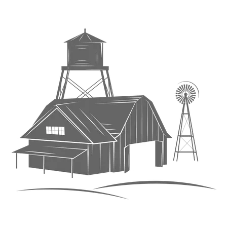 Farmhouse  Illustration
