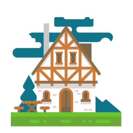 Farmhouse Illustration
