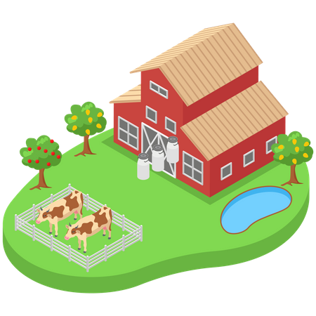 Farmhouse  Illustration