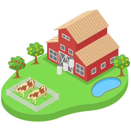 Farmhouse  Illustration