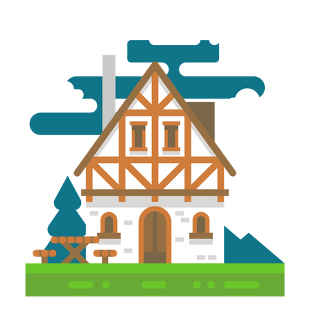 Farmhouse  Illustration