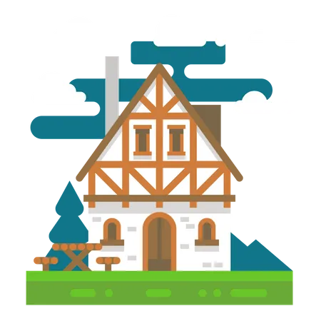 Farmhouse  Illustration