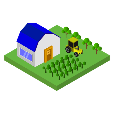 Farmhouse  Illustration