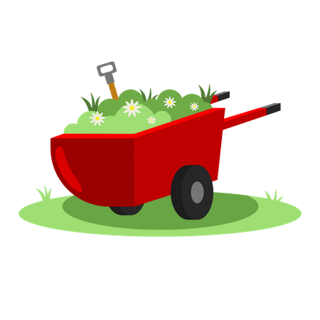 Farming Cart  Illustration