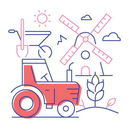 Farming  Illustration