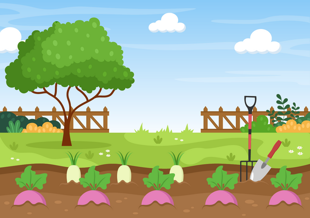 Farming  Illustration