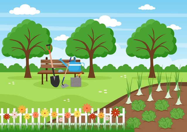 Farming  Illustration