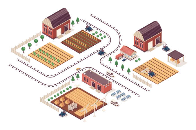 Farming  Illustration