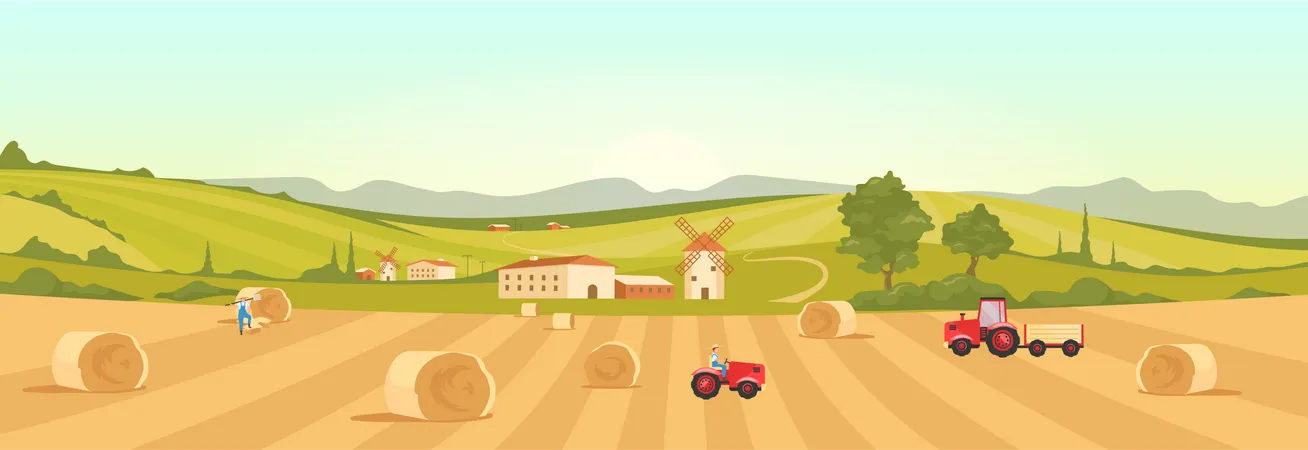 Farmland Illustration