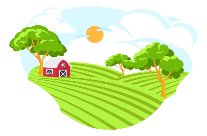 Farmland  Illustration