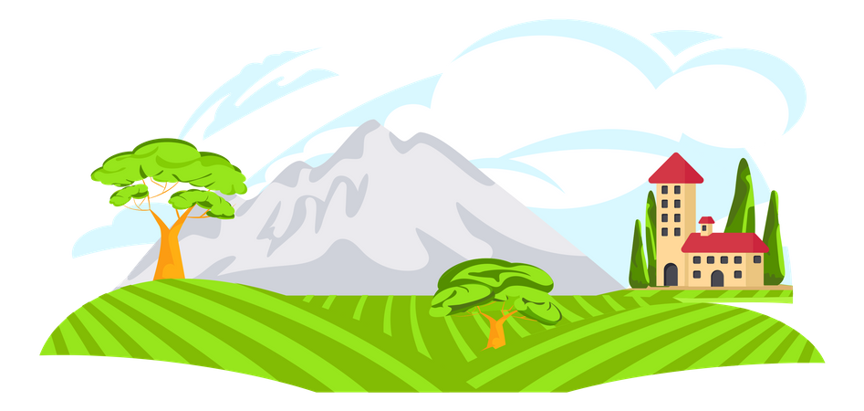 Farmland  Illustration