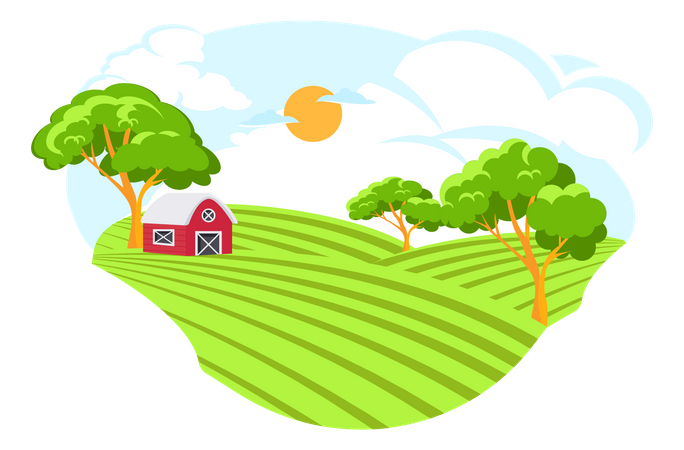 Farmland  Illustration