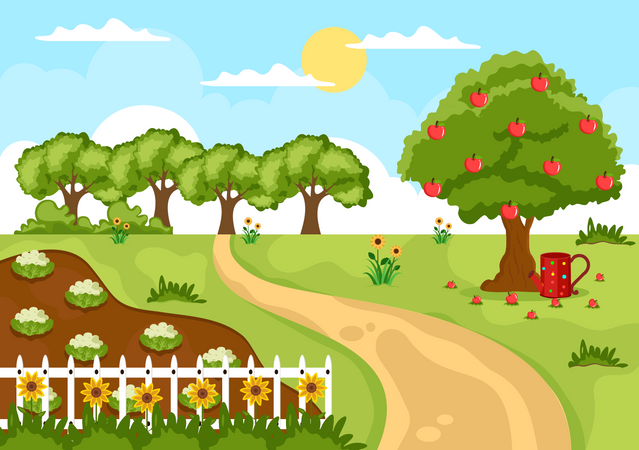 Farmland  Illustration