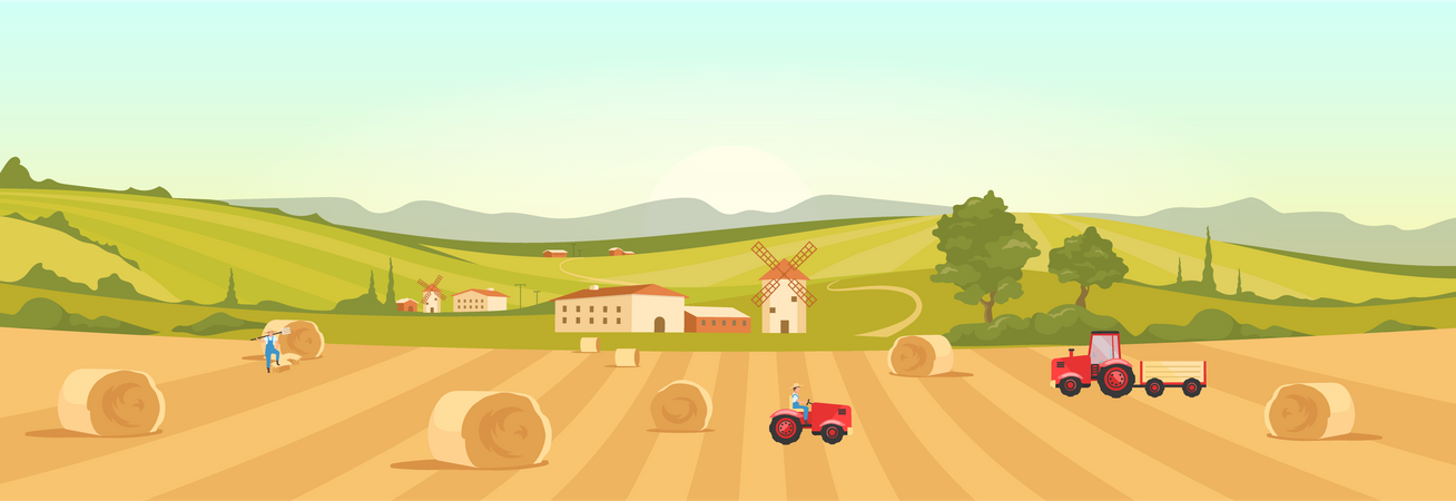 Farmland  Illustration