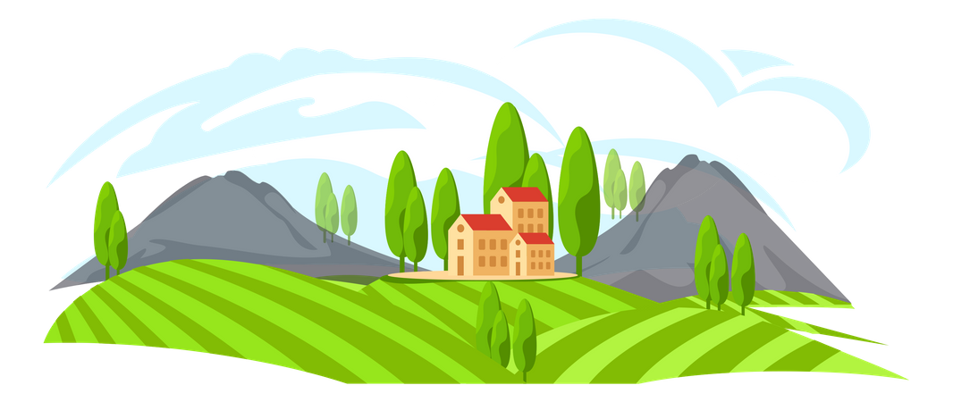 Farmland  Illustration