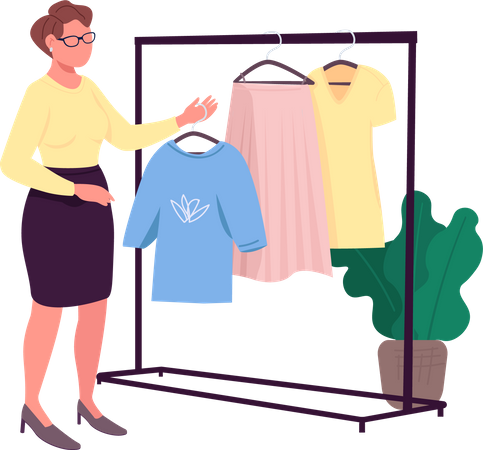 Fashion consultant  Illustration