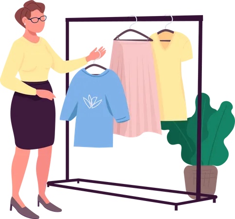 Fashion consultant  Illustration