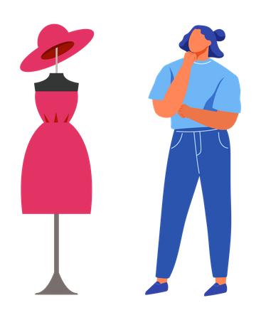 Fashion designer  Illustration