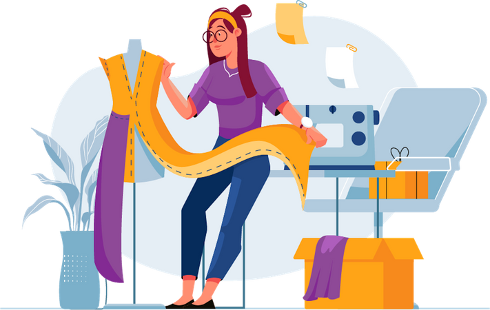 Fashion designer  Illustration