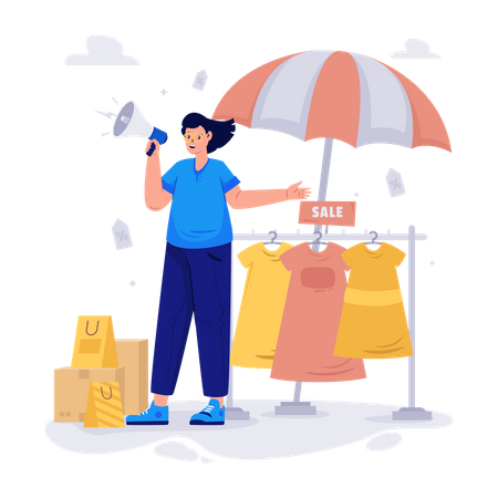 Fashion Sale  Illustration