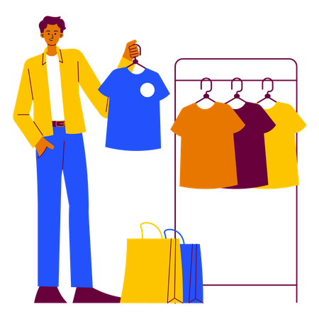 Fashion shopping  Illustration