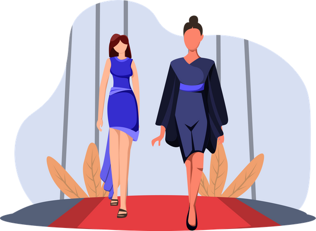 Fashion show  Illustration