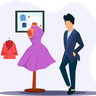 illustration for fashion store