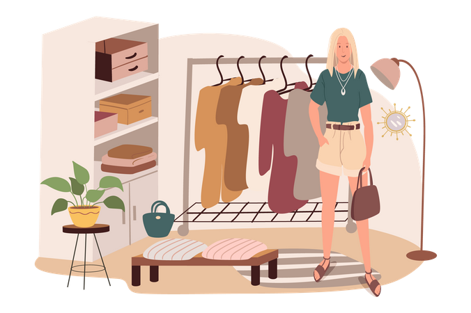 Fashion Store  Illustration