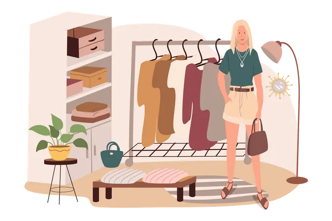 Fashion Store  Illustration