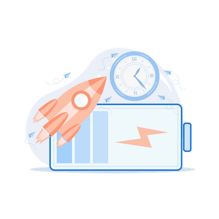 Fast charging technology  Illustration