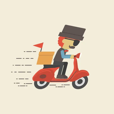 Fast Delivery  Illustration