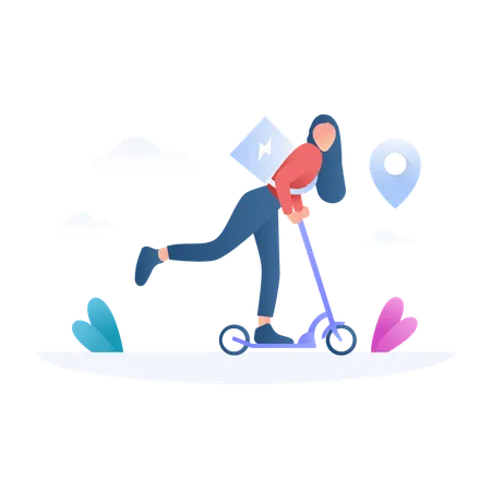 Fast Delivery  Illustration