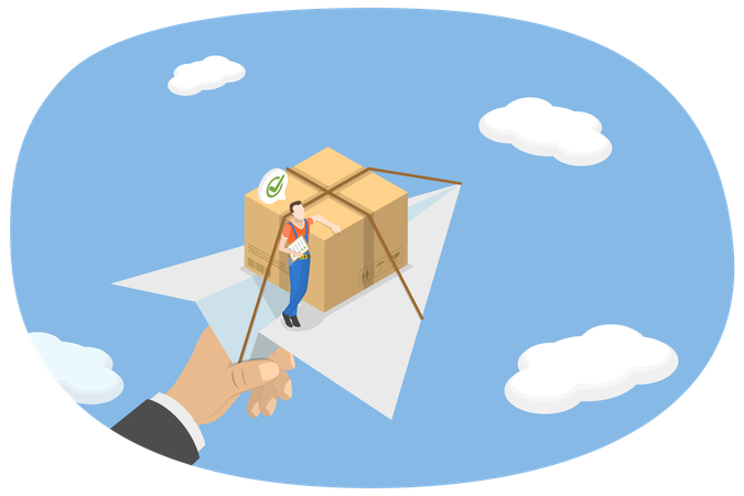 Fast Delivery  Illustration